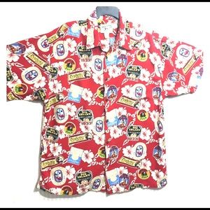 BIG DOG L Hawaiian Shirt Excellent Condition